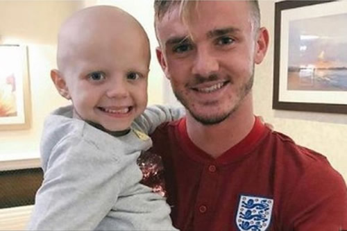 Footballer James Maddison's tattoo tribute to cancer victim who stole his heart