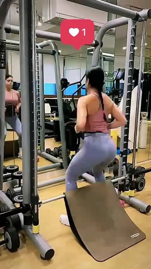 Georgina Rodriguez gives Ronaldo a run for his money in gruelling workout