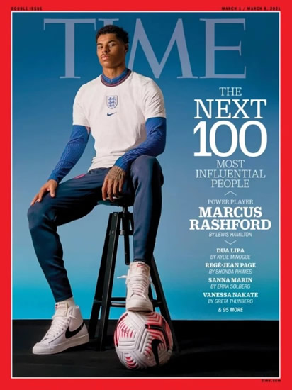 Marcus Rashford named in Time magazine's The Next 100 Influential People after Man Utd star's incredible charity work