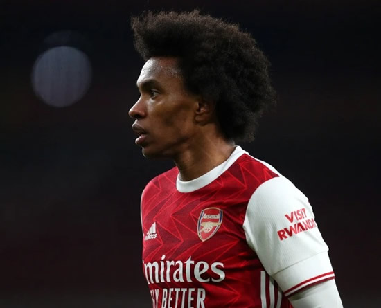 RACISM SHAME Arsenal star Willian called ‘f***ing monkey’ as Brazilian is latest to be racially abused by sick trolls on social media