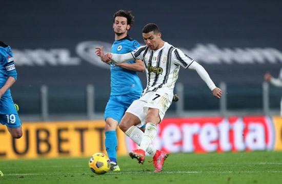 ITALIAN JOB Cristiano Ronaldo scores 20th goal in 21 Serie A games as Juventus beat Spezia 3-0 to keep faint title hopes alive