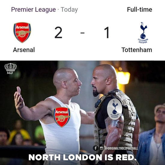 7M Daily Laugh - North London Is Red