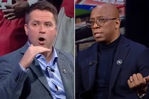 Michael Owen gets into argument with Ian Wright over current Liverpool form