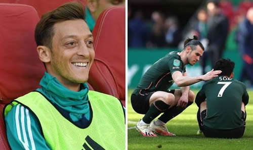 Former Arsenal star Mesut Ozil taunts Tottenham after Carabao Cup final defeat