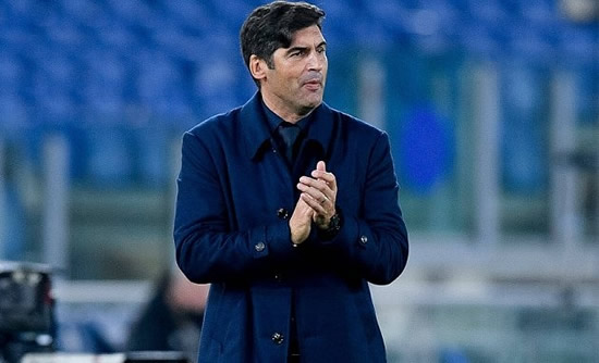 Roma coach Fonseca blames fatigue for Man Utd collapse