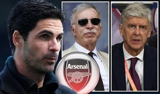 Mikel Arteta makes Arsene Wenger Arsenal claim with ruthless Stan Kroenke transfer warning
