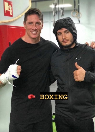 Fernando Torres' incredible body transformation sees Liverpool icon take up boxing