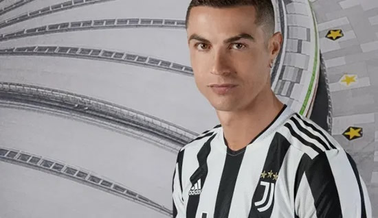 JU KNOW IT Cristiano Ronaldo front and centre of new Juventus home kit for 2021-22 season announcement in hint he WILL stay