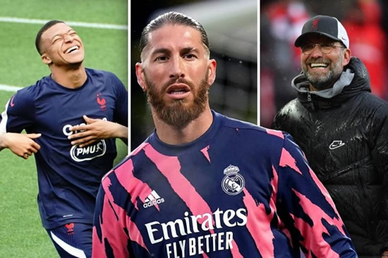 Boost for Liverpool in pursuit of Kylian Mbappe as Real Madrid departee Sergio Ramos turns saboteur