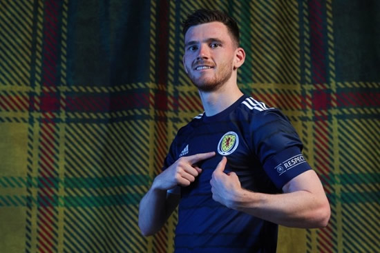 SCOT THE LOT Andy Robertson surprises Scotland pals with £900 Euro 2020 gift boxes including can of Tennent’s, Irn Bru & whiskey