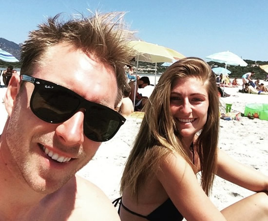 Christian Eriksen's girlfriend is Danish hairdresser who has been with him for 9 years