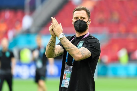 Austria fans defend Marko Arnautovic by sneaking 'censored' cut-out into stadium
