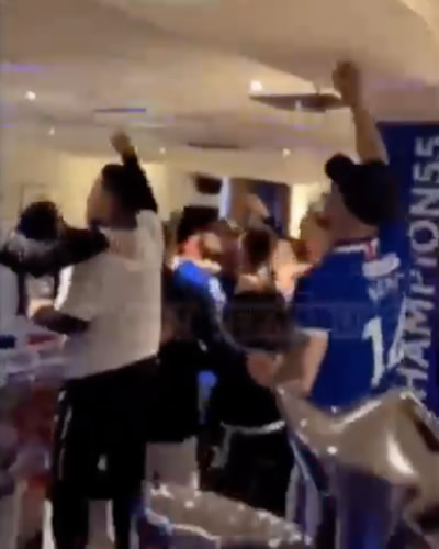 Rangers video of players celebrating faked to include 