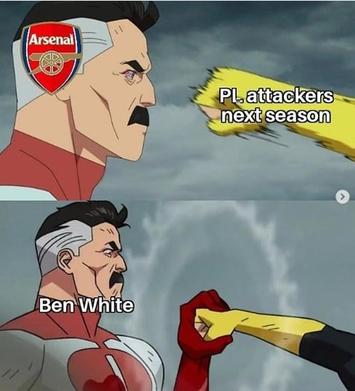 7M Daily Laugh - Can White protect Arsenal against PL attackers next season