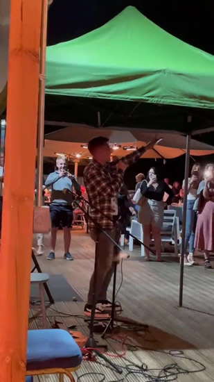 Chelsea star Billy Gilmour sings karaoke classic on night out in Norwich after making loan move for season