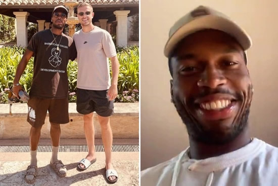 REDS REUNION Jordan Henderson and Daniel Sturridge train together in Spain as England star reunites with former Liverpool team-mate