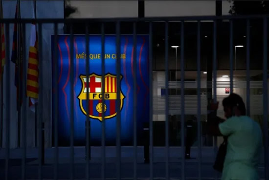 BOOHOO CAMP Lionel Messi: Distraught Barcelona fans gather outside club offices with icon set for free transfer