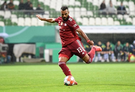 BAYERN BLITZ Bremer 0 Bayern Munich 12: Choupo-Moting gets FOUR goals and three assists and Jamal Musiala hits two in Cup drubbing