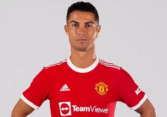RED LETTER DAY Cristiano Ronaldo poses in new Man Utd kit for first time since stunning transfer but squad number still not revealed
