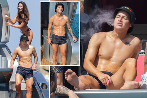 James Rodriguez appears to vape on boat in Ibiza as Everton outcast ‘is offered transfer exit by Istanbul Basaksehir’