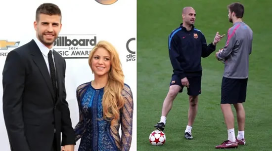 Pique Admits Relationship With Pep Guardiola Changed Once He Started Dating Shakira