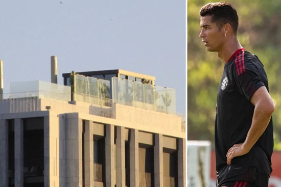 Man Utd's Cristiano Ronaldo removes 'eyesore' rooftop glass gazebo at £6.5m Lisbon penthouse apartment on council orders