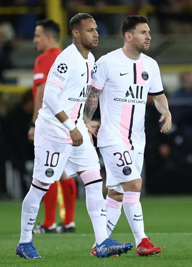 WELL BRUGGER ME Club Brugge 1 PSG 1: Lionel Messi, Neymar and Mbappe flop on first start together as PSG draw at Belgian minnows