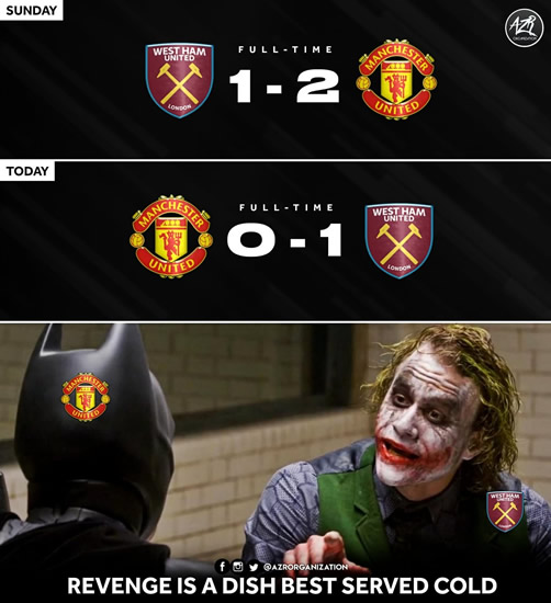 7M Daily Laugh - West Ham knocked Utd out