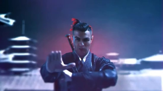 Man Utd star Cristiano Ronaldo fight ninjas in bizarre ad for new business venture alongside Salford shareholder