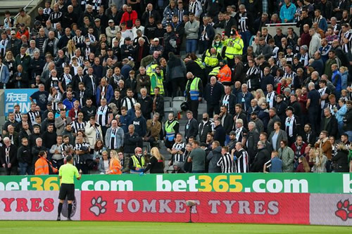 Male Newcastle fan awake and responsive in hospital after St James’ Park health scare
