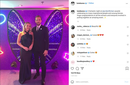 England and Tottenham star Harry Kane's wife Kate targeted by vile social media abuse after flop season so far