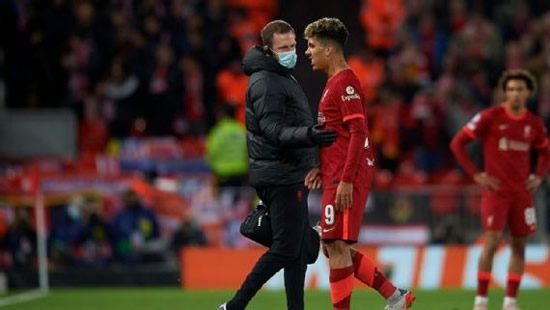 Liverpool's Roberto Firmino ruled out with 'serious' hamstring injury - Jurgen Klopp