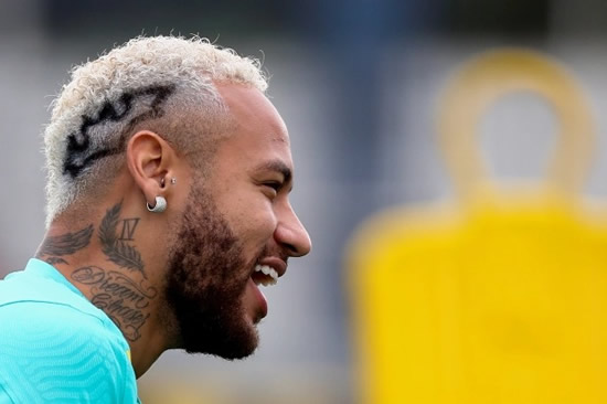 JOKER Neymar reveals dodgy Batman logo on head to go with amazing tattoo as he prepares for clash with Messi’s Argentina