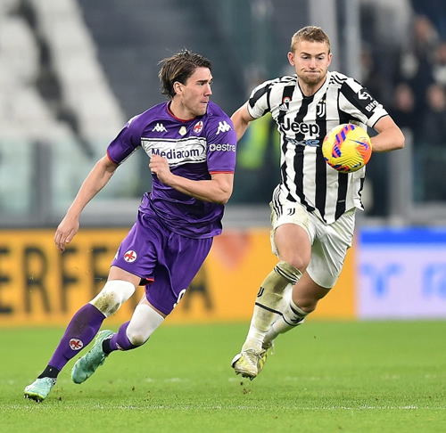 Newcastle step up £70m chase for in-demand Fiorentina striker Dusan Vlahovic with spies watching him in Serbia action