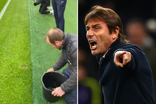 ‘This is unreal’ – Conte’s attention to detail revealed as new Tottenham boss orders sideline to be groomed by hand