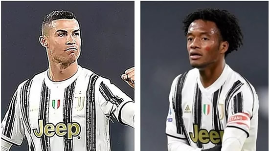 Heated clash between Cuadrado and Cristiano Ronaldo at Juventus revealed