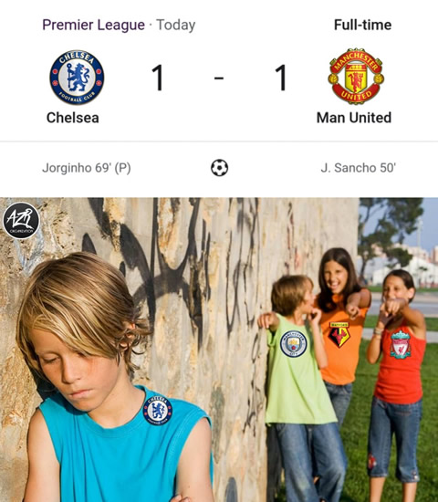 7M Daily Laugh - Chelsea 1-1 Man Utd