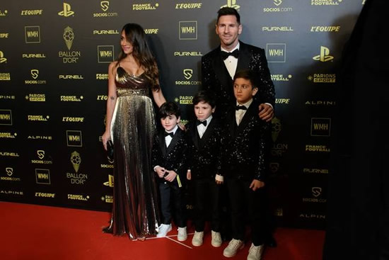 Thiago Messi Had A Confused Reaction To Lionel Messi's Seventh Ballon d'Or