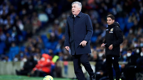 Real Madrid's Carlo Ancelotti: Barcelona are not a 'direct rival' in LaLiga title race