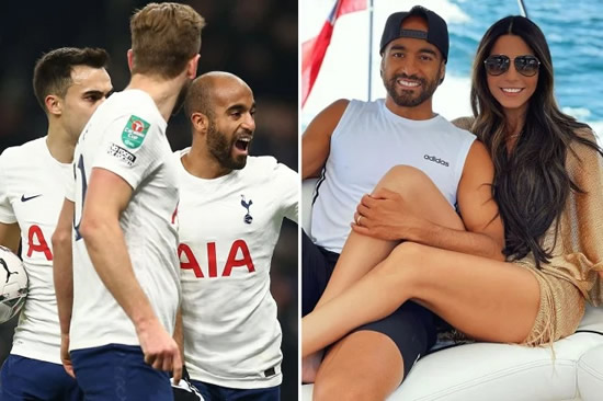 LUC-KY CHARM Spurs star Lucas Moura gushes about wife Larissa Saad as he dedicates winner vs West Ham to Wag on five-year anniversary