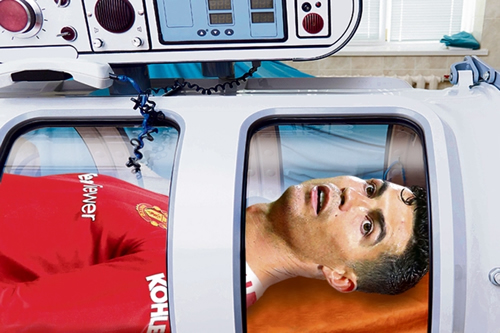 Cristiano Ronaldo splashes on hi-tech oxygen chamber to keep fit at home