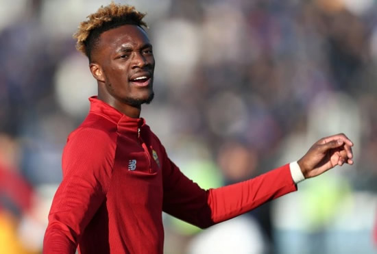 ABRAHAM SCARE Tammy Abraham in car crash on way to Roma training with ex-Chelsea star smashing his Porsche into another vehicle