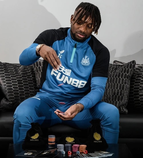 Newcastle star Allan Saint-Maximin launches own BOARD GAME based on Greek gods as fans invited to compete for cash prize