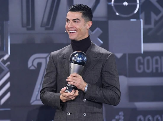 Cristiano Ronaldo jets to Zurich with Georgina and son to pick up special Fifa goalscoring gong at 'The Best' awards