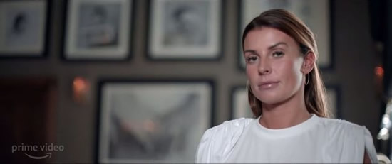 Coleen Rooney says Wayne's behaviour is 'not acceptable' but she's 'moved on'