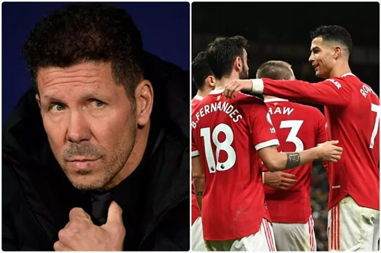 Manchester United have one eye on UCL quarter-finals already after Atletico Madrid lose to La Liga minnows
