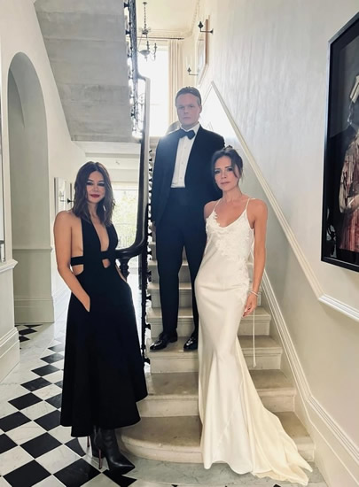 PUTTING ON THE GLITZ Inside showbiz wedding of year where Victoria Beckham wore white and Kate Moss and Leonardo DiCaprio partied until 3am