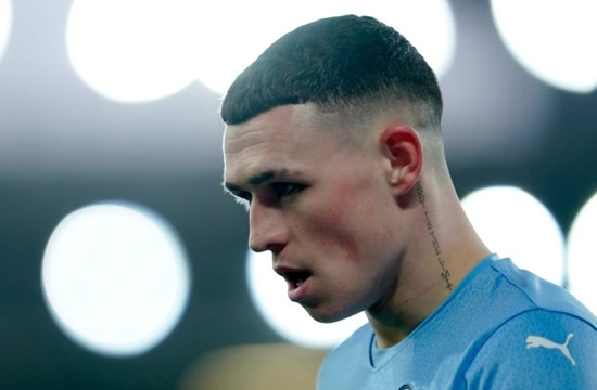 Man City star Phil Foden shows off new 'Sky is the Limit' tattoo down his neck after scoring winner at Everton
