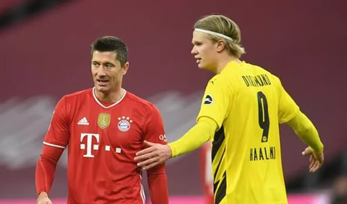 Arsenal told to go all out and sign Robert Lewandowski or Erling Haaland this summer