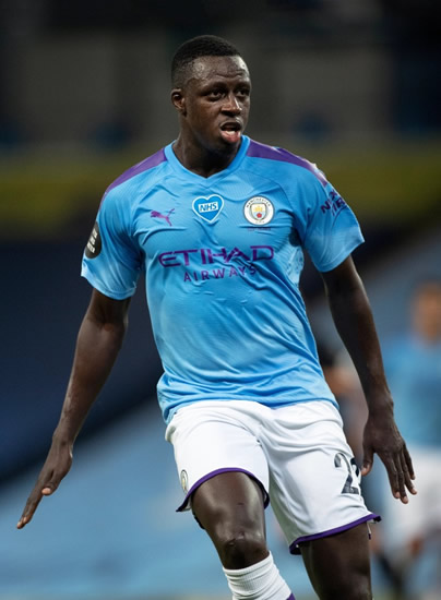 COFFEE BREAK Manchester City star Benjamin Mendy spotted enjoying coffee with pals as he awaits trial for seven counts of rape